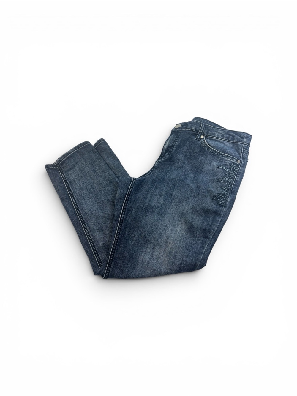 Christopher & Banks Ankle Jeans With Side And Pocket Detail Womens Size 10P